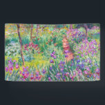 Claude Monet - The Iris Garden at Giverny Banner<br><div class="desc">The Iris Garden at Giverny / The Artist's Garden at Giverny - Claude Monet,  1899-1900</div>