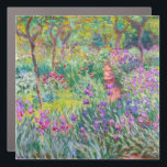 Claude Monet - The Iris Garden at Giverny Car Magnet<br><div class="desc">The Iris Garden at Giverny / The Artist's Garden at Giverny - Claude Monet,  1899-1900</div>