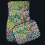 Claude Monet - The Iris Garden at Giverny Car Mat<br><div class="desc">The Iris Garden at Giverny / The Artist's Garden at Giverny - Claude Monet,  1899-1900</div>
