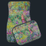 Claude Monet - The Iris Garden at Giverny Car Mat<br><div class="desc">The Iris Garden at Giverny / The Artist's Garden at Giverny - Claude Monet,  1899-1900</div>