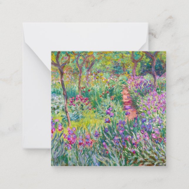 Claude Monet - The Iris Garden at Giverny Card (Front)