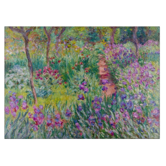 Claude Monet - The Iris Garden at Giverny Cutting Board (Front)