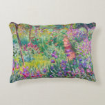 Claude Monet - The Iris Garden at Giverny Decorative Cushion<br><div class="desc">The Iris Garden at Giverny / The Artist's Garden at Giverny - Claude Monet,  1899-1900</div>
