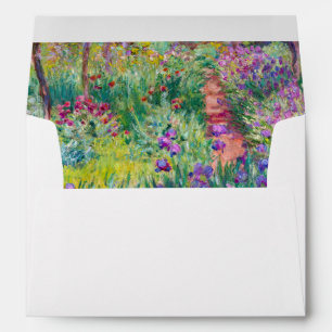 Claude Monet - The Iris Garden at Giverny Envelope