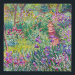 Claude Monet - The Iris Garden at Giverny Faux Canvas Print<br><div class="desc">The Iris Garden at Giverny / The Artist's Garden at Giverny - Claude Monet,  1899-1900</div>