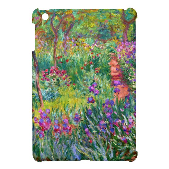 Claude Monet: The Iris Garden at Giverny iPad Mini Case (Back)