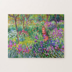 Claude Monet: The Iris Garden at Giverny Jigsaw Puzzle