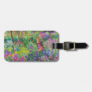 Claude Monet: The Iris Garden at Giverny Luggage Tag