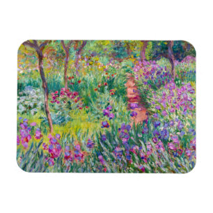 Claude Monet - The Iris Garden at Giverny Magnet