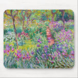 Claude Monet - The Iris Garden at Giverny Mouse Pad<br><div class="desc">The Iris Garden at Giverny / The Artist's Garden at Giverny - Claude Monet,  1899-1900</div>