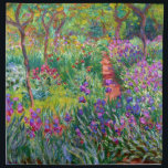 Claude Monet: The Iris Garden at Giverny Napkin<br><div class="desc">A colourful set of four classic napkins featuring the iris garden at Giverny,  painted by the French impressionist painter Claude Monet.</div>