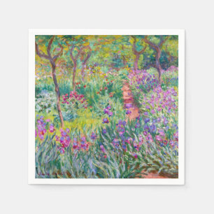 Claude Monet - The Iris Garden at Giverny Napkin
