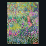 Claude Monet - The Iris Garden at Giverny Notebook<br><div class="desc">The Iris Garden at Giverny / The Artist's Garden at Giverny - Claude Monet,  1899-1900</div>