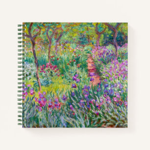 Claude Monet - The Iris Garden at Giverny Notebook