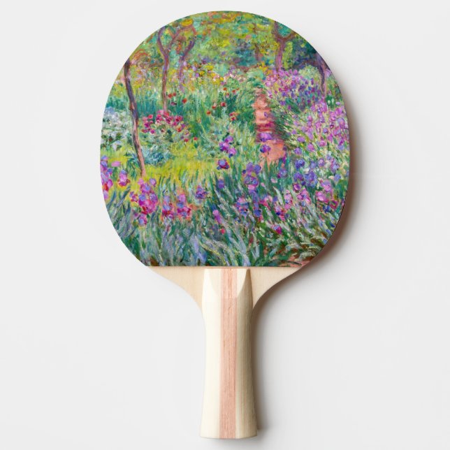 Claude Monet - The Iris Garden at Giverny Ping Pong Paddle (Front)
