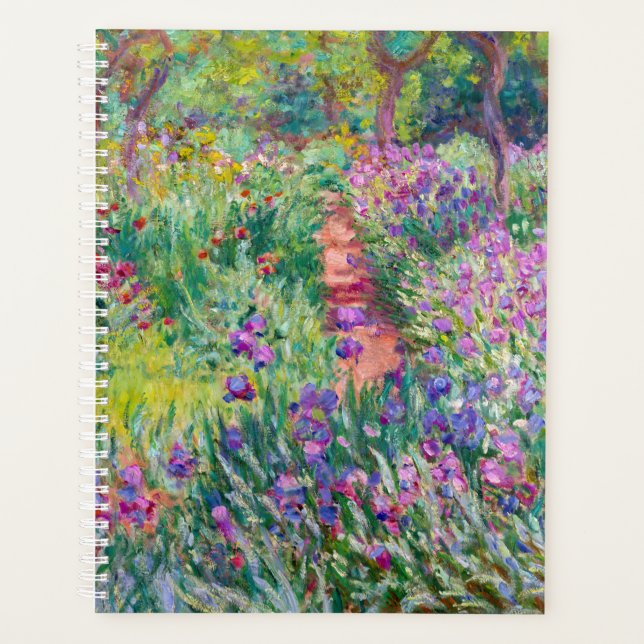 Claude Monet - The Iris Garden at Giverny Planner (Front)