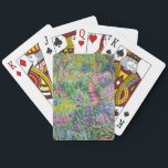 Claude Monet - The Iris Garden at Giverny Playing Cards<br><div class="desc">The Iris Garden at Giverny / The Artist's Garden at Giverny - Claude Monet,  1899-1900</div>