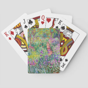 Claude Monet - The Iris Garden at Giverny Playing Cards