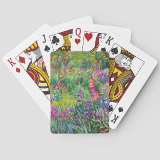 Claude Monet: The Iris Garden at Giverny Playing Cards