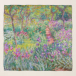 Claude Monet - The Iris Garden at Giverny Scarf<br><div class="desc">The Iris Garden at Giverny / The Artist's Garden at Giverny - Claude Monet,  1899-1900</div>