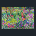 Claude Monet: The Iris Garden at Giverny Sign<br><div class="desc">A colourful classic yard sign featuring the iris garden at Giverny,  painted by the French impressionist painter Claude Monet. 






com</div>