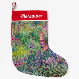 Claude Monet - The Iris Garden at Giverny Small Christmas Stocking