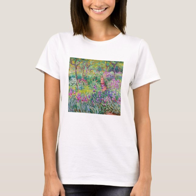 Claude Monet - The Iris Garden at Giverny T-Shirt (Front)