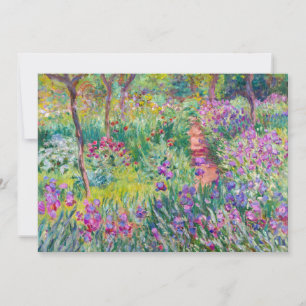 Claude Monet - The Iris Garden at Giverny Thank You Card