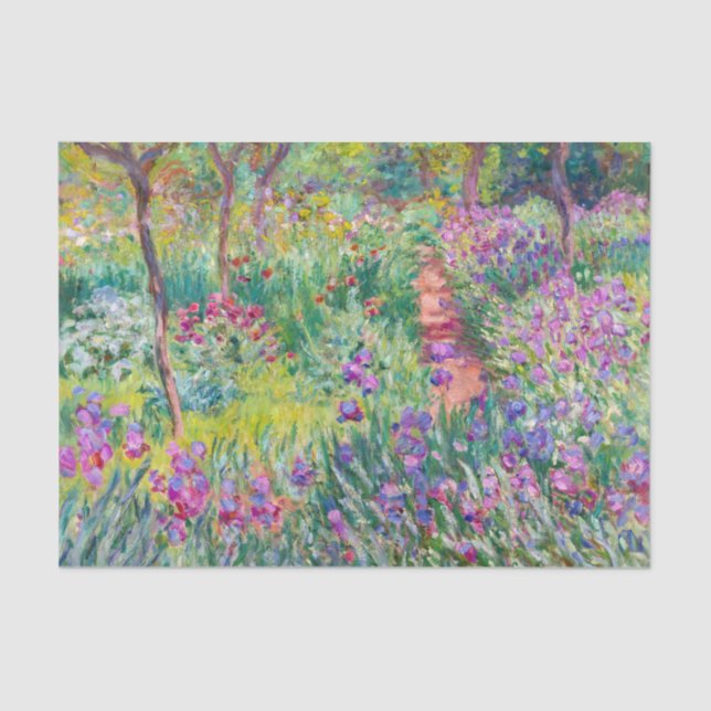 Claude Monet - The Iris Garden at Giverny Tissue Paper (Front)