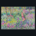 Claude Monet - The Iris Garden at Giverny Tissue Paper<br><div class="desc">The Iris Garden at Giverny / The Artist's Garden at Giverny - Claude Monet,  1899-1900</div>
