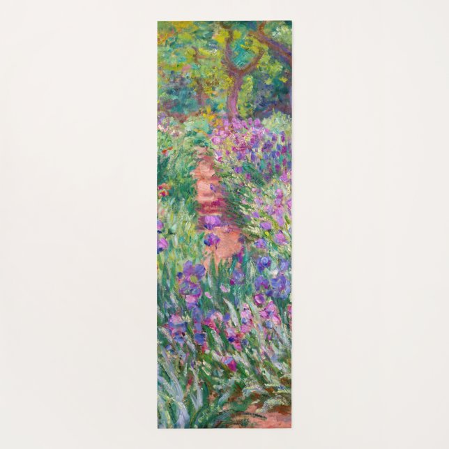 Claude Monet - The Iris Garden at Giverny Yoga Mat (Back)