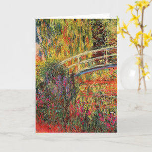 Claude Monet, The Japanese Bridge, Card