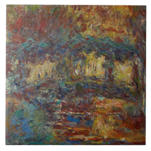 Claude Monet The Japanese Bridge Ceramic Tile