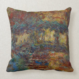 Claude Monet The Japanese Bridge Cushion