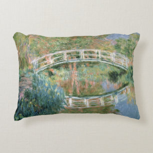 Claude Monet The Japanese Bridge, Giverny Decorative Cushion