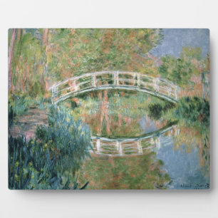 Claude Monet   The Japanese Bridge, Giverny Plaque