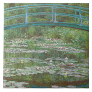 Claude Monet The Japanese Footbridge, 1899 Ceramic Tile