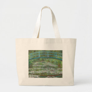 Claude Monet   The Japanese Footbridge, 1899 Large Tote Bag