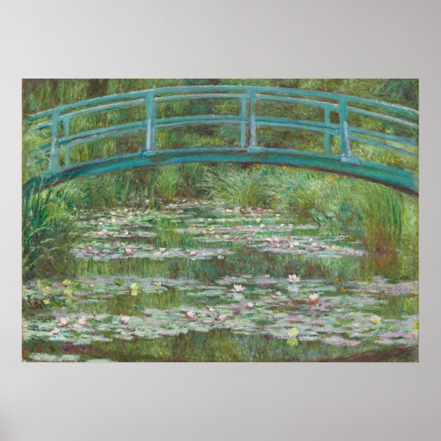Claude Monet | The Japanese Footbridge, 1899 Poster (Front)