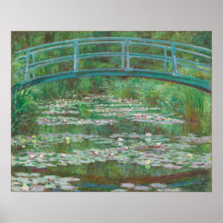 Claude Monet The Japanese Footbridge 1899 Poster