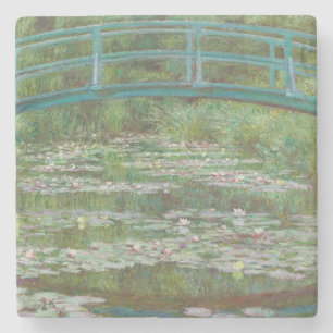 Claude Monet The Japanese Footbridge, 1899 Stone Coaster