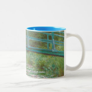Claude Monet The Japanese Footbridge, 1899 Two-Tone Coffee Mug