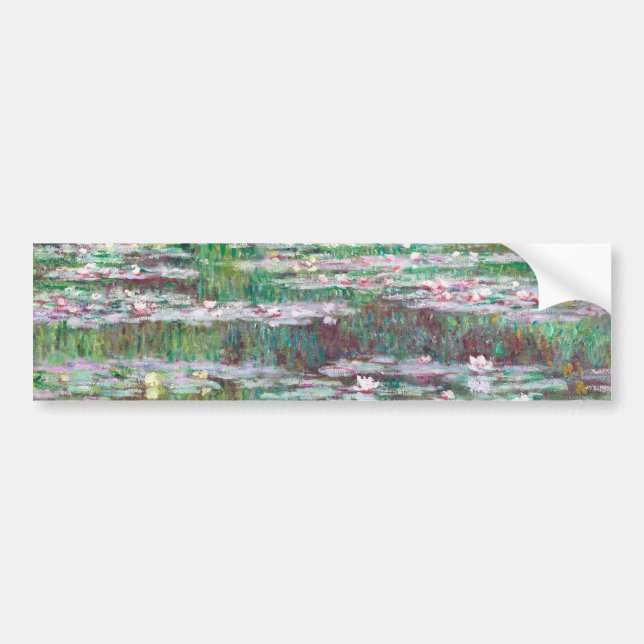 Claude Monet The Japanese Footbridge Bumper Sticker (Front)