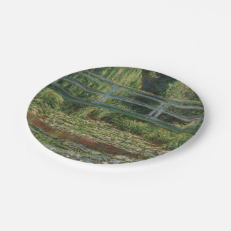 Claude Monet - The Japanese Footbridge Paper Plate