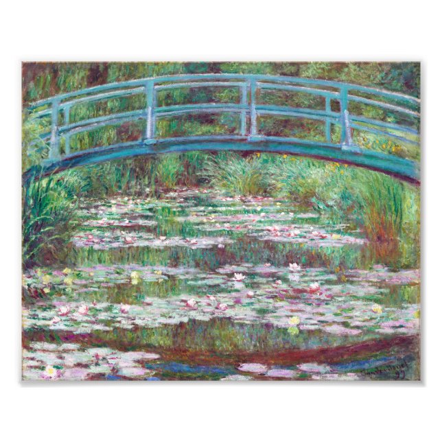 Claude Monet The Japanese Footbridge Photo Print (Front)
