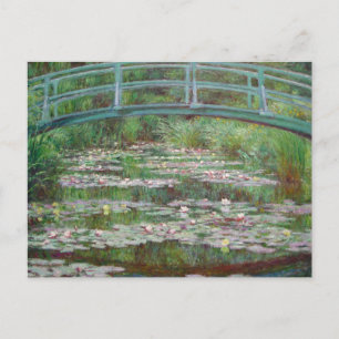 Claude Monet - The Japanese Footbridge Postcard