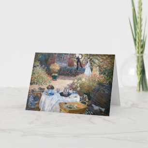 Claude Monet - The Luncheon, decorative panel Card