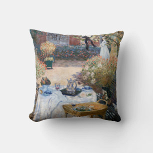 Claude Monet - The Luncheon, decorative panel Cushion