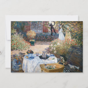 Claude Monet - The Luncheon, decorative panel Invitation
