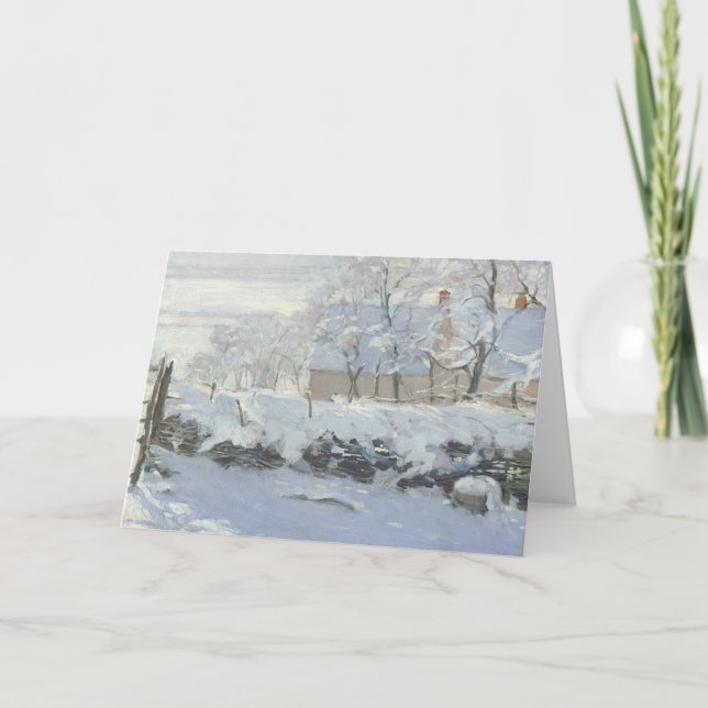 Claude Monet The Magpie Card (Front)